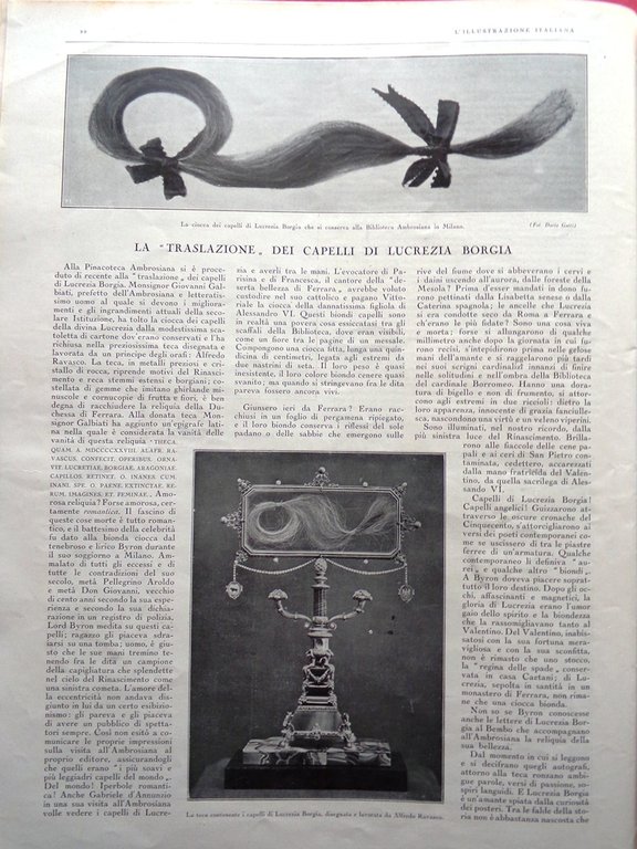 L'Illustrazione Italiana 8 Luglio 1928 Naufraghi Nobile Artide Lucrezia Borgia | Immagine Gallery 3