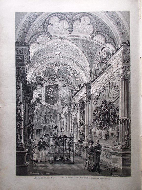 L'Illustrazione Italiana 8 Maggio 1881 Cattedrale di Palermo Gottardo Agrigento
