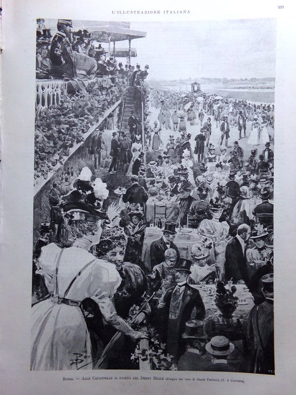 L'Illustrazione Italiana 8 Maggio 1898 Guerra Spagna America Tumulti Bari …