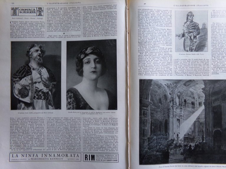 L'Illustrazione Italiana 8 Maggio 1927 Bellanca Balbo Maserati Florio Del …