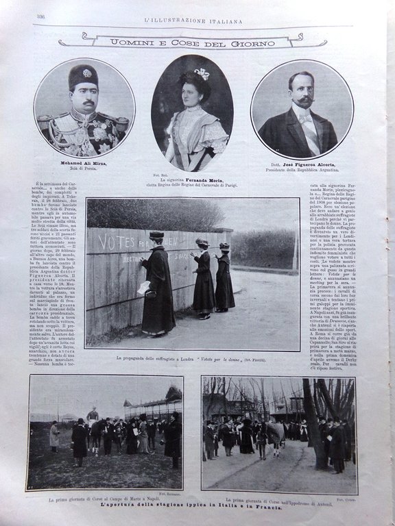 L'Illustrazione Italiana 8 Marzo 1908 Carnevale Portogallo Libro Eritrea Desaix | Immagine Gallery 2