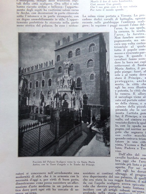 L'illustrazione Italiana 8 Marzo 1931 Graziani Cangrande Della Scala Armamenti