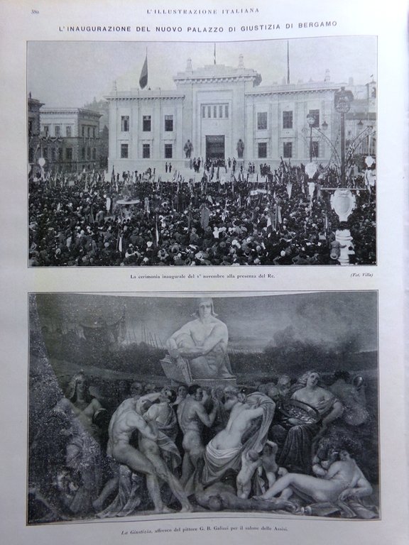 L'Illustrazione Italiana 8 Novembre 1925 Bergamo Damasco Siria Giardini Milano | Immagine Gallery 3