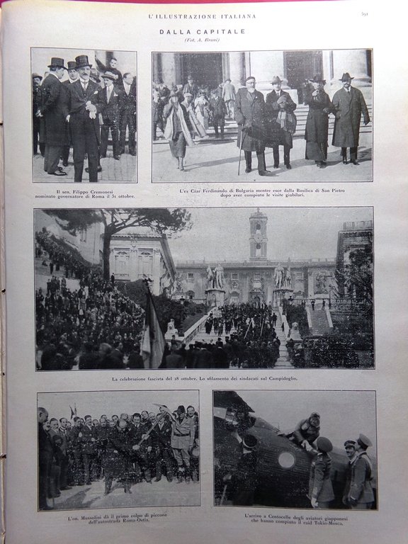 L'Illustrazione Italiana 8 Novembre 1925 Bergamo Damasco Siria Giardini Milano | Immagine Gallery 4