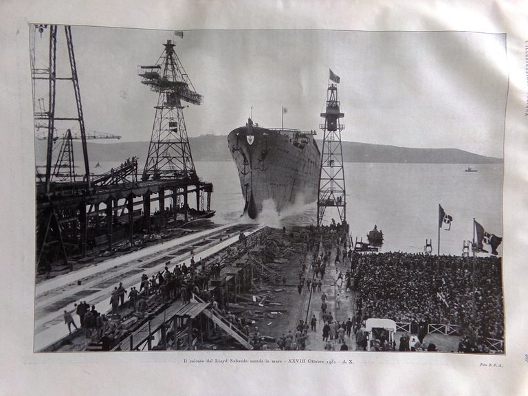 L'illustrazione Italiana 8 Novembre 1931 Schnitzler Schipa Conte Savoia Gargano