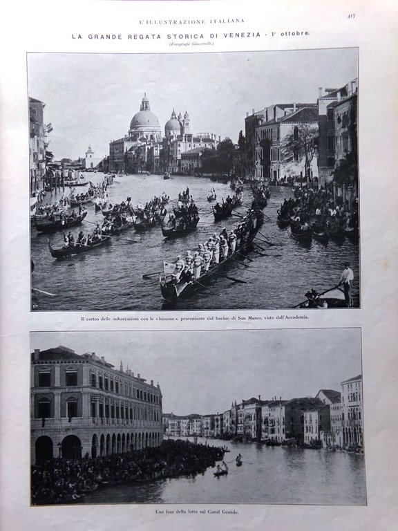 L'Illustrazione Italiana 8 Ottobre 1922 Polveriera a Falconara Smirne d'Annunzio | Immagine Gallery 2