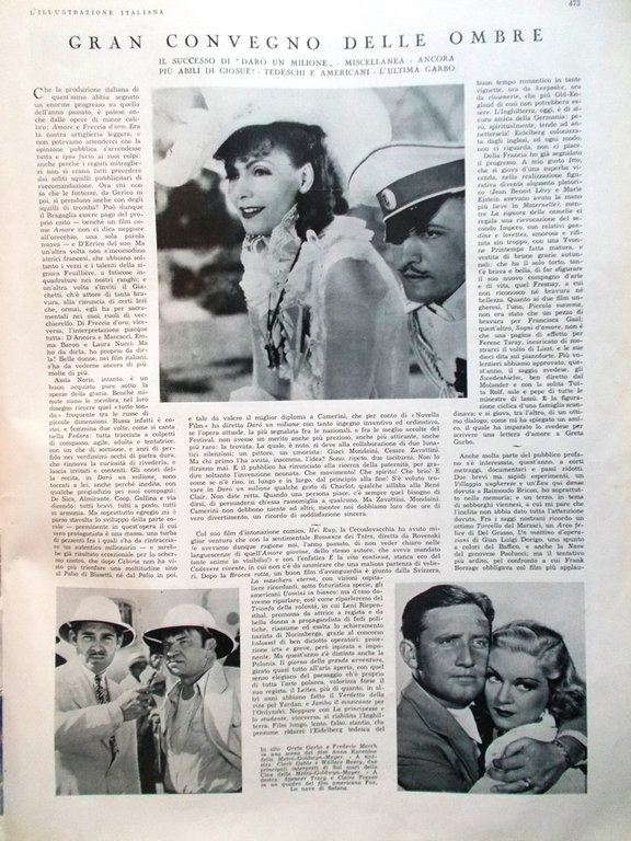 L'Illustrazione Italiana 8 Settembre 1935 Funerali Astrid Garbo Nuvolari Adige