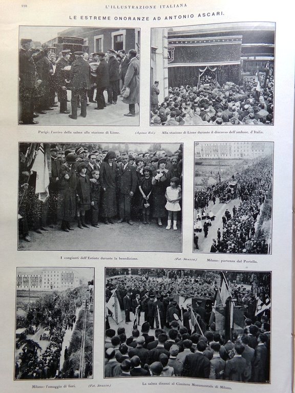 L'Illustrazione Italiana 9 Agosto 1925 Funerali Ascari Villa Mondragone Paolieri | Immagine Gallery 3
