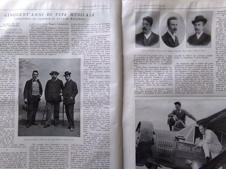 L'illustrazione Italiana 9 Agosto 1931 Varo del Rex Giulio Ricordi …