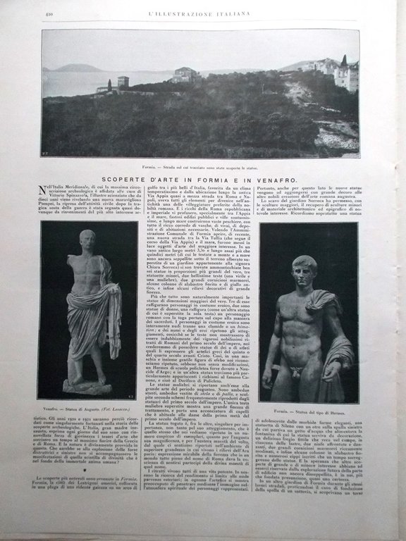 L'Illustrazione Italiana 9 Aprile 1922 Carlo Asburgo Comacina Praga Arte …