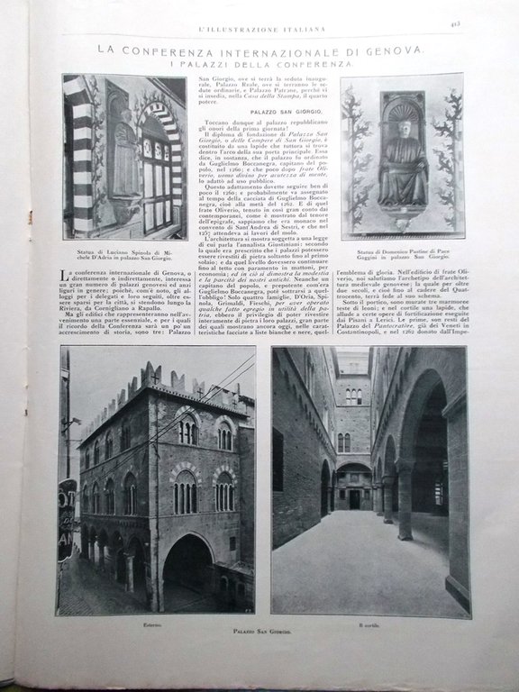 L'Illustrazione Italiana 9 Aprile 1922 Carlo Asburgo Comacina Praga Arte …