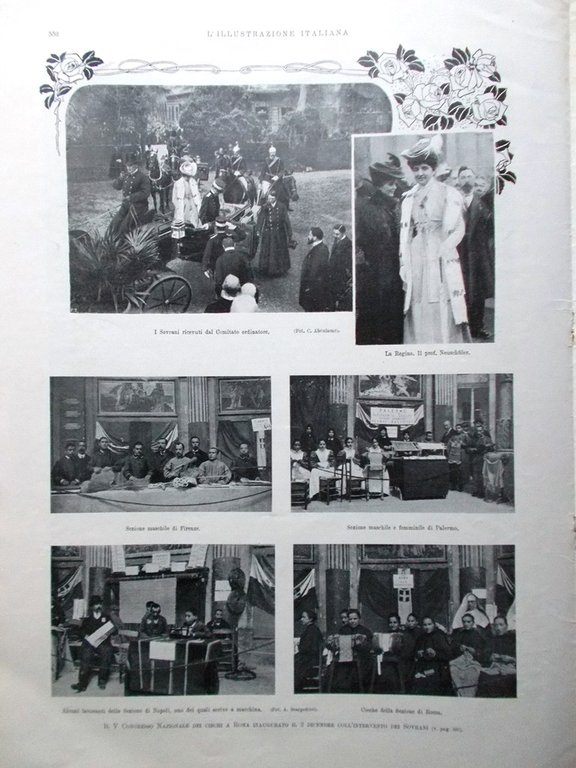 L'Illustrazione Italiana 9 Dicembre 1906 Nobel Lord Kelvin Moissan Ordine …