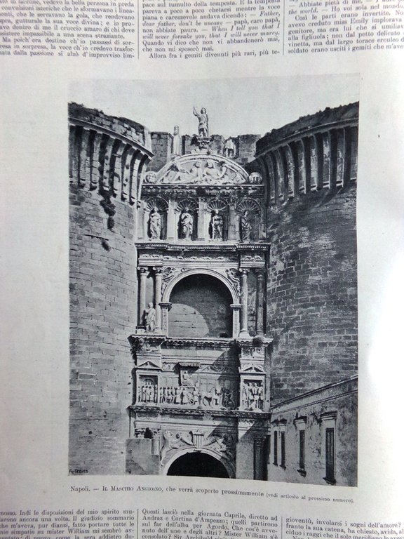 L'Illustrazione Italiana 9 Gennaio 1898 Teatro Massimo Palermo Caccia alla …