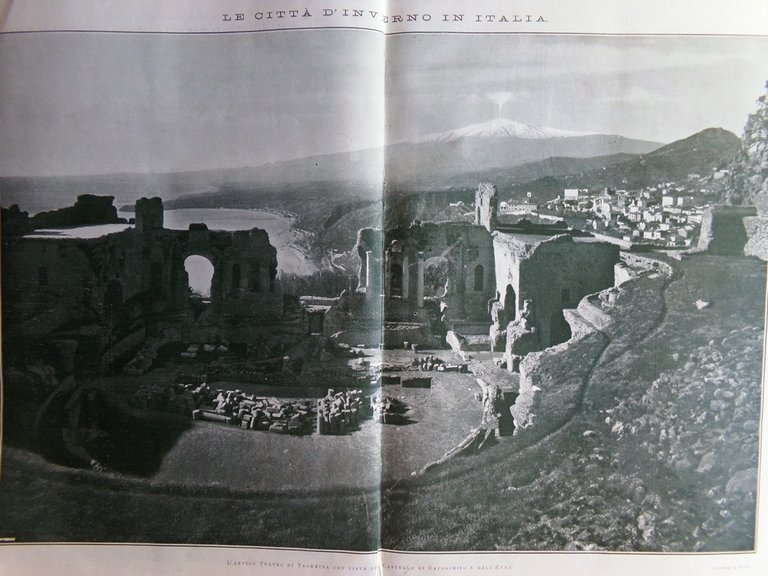 L'Illustrazione Italiana 9 Gennaio 1910 Shackleton Delagrange Taormina Pergolesi