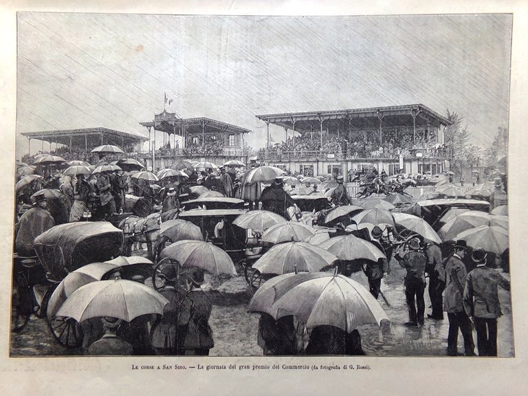 L'Illustrazione Italiana 9 Giugno 1889 Re Italia Berlino Fiori Milano …