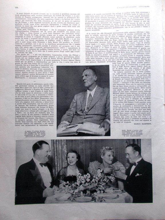 L'Illustrazione Italiana 9 Giugno 1935 Laurel Hardy Sauro Carosello Modena …