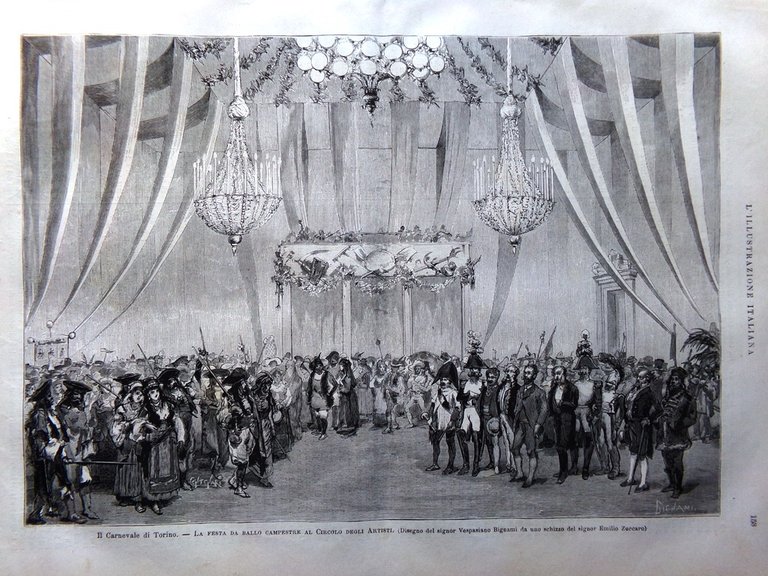 L'Illustrazione Italiana 9 Marzo 1879 Brescia Carnevale Roma Torino Duomo … | Immagine Gallery 3