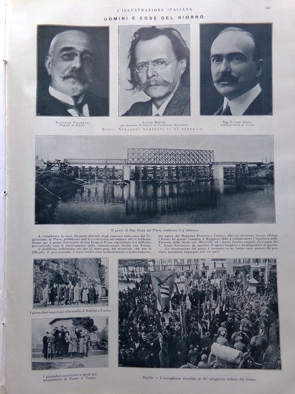 L'Illustrazione Italiana 9 Marzo 1919 Arcangelo Russia Bolzano Presburgo Weimar
