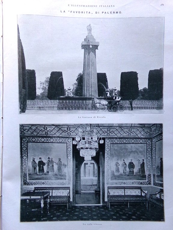 L'Illustrazione Italiana 9 Novembre 1919 Caviglia Montello Favorita Palermo Lupa