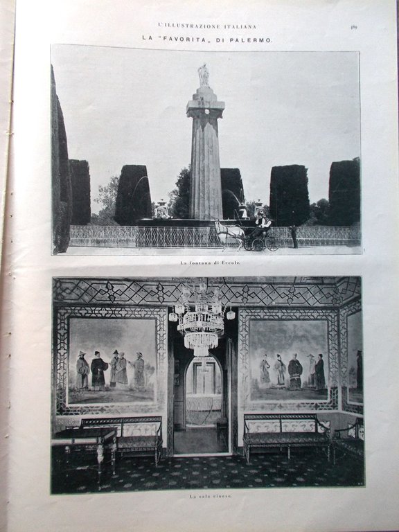 L'Illustrazione Italiana 9 Novembre 1919 Caviglia Montello Favorita Palermo Lupa
