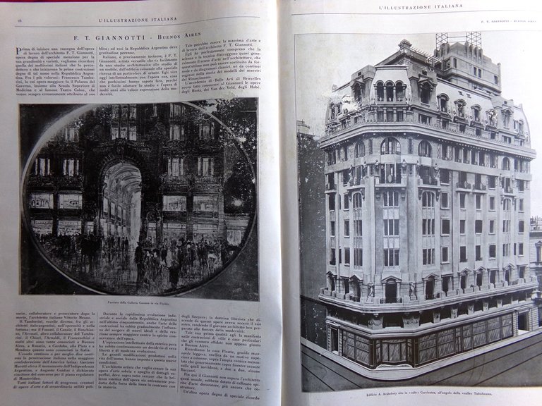 L'Illustrazione Italiana 9 Ottobre 1927 Italiani Argentina Camaldoli Valtellina