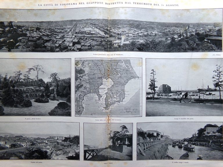 L'Illustrazione Italiana 9 Settembre 1923 Occupazione Corfù Terremoto Giappone