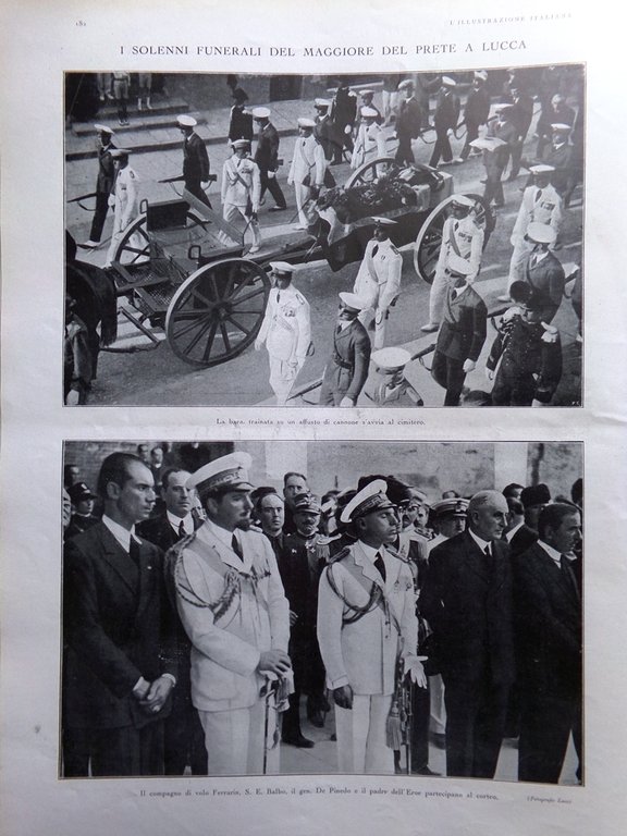 L'Illustrazione Italiana 9 Settembre 1928 Del Prete Tolstoj Ahmed Zogu …