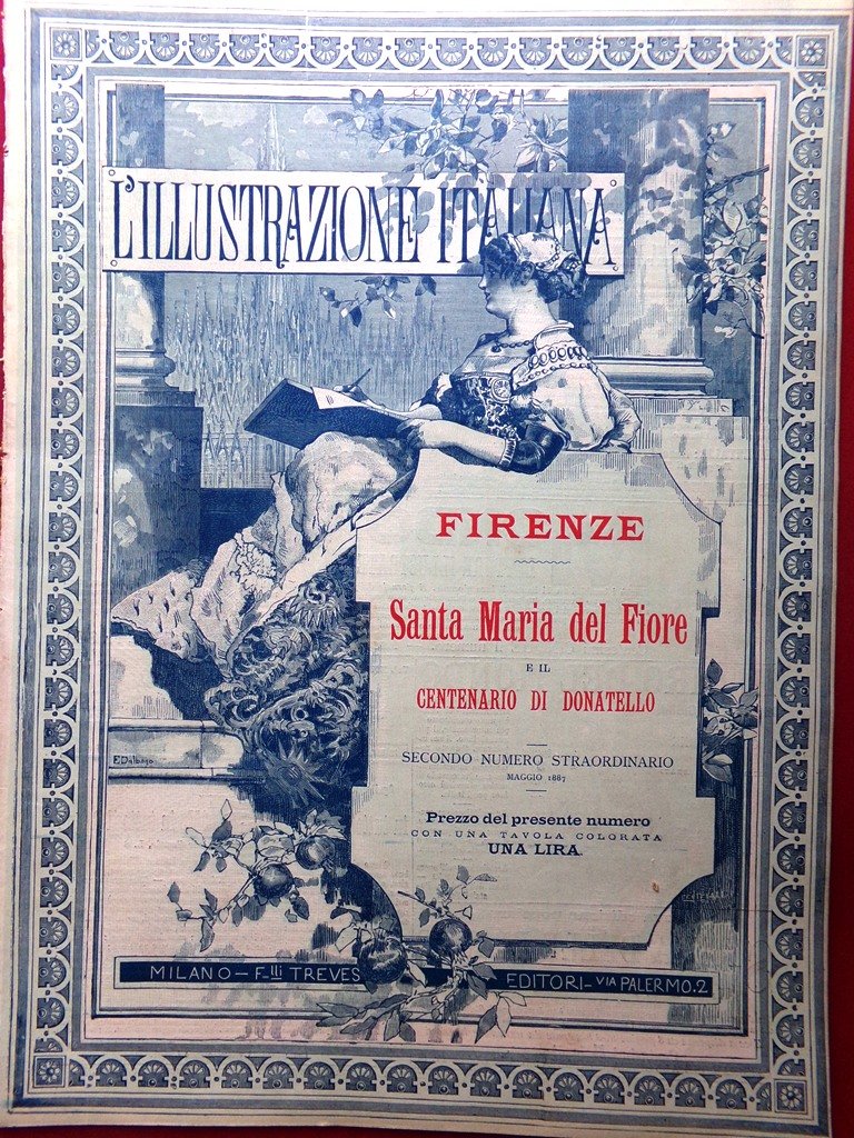L'Illustrazione Italiana SPECIALE 1887 Firenze Santa Maria del Fiore Donatello | Immagine principale