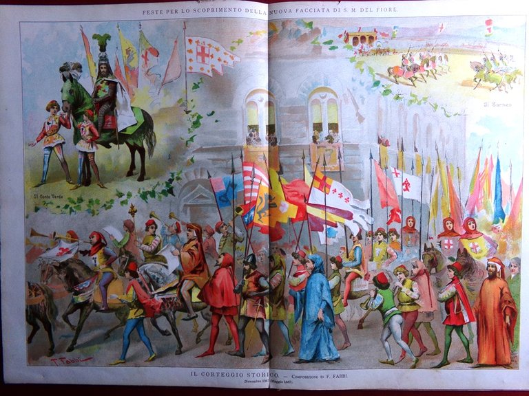 L'Illustrazione Italiana SPECIALE 1887 Firenze Santa Maria del Fiore Donatello | Immagine Gallery 4