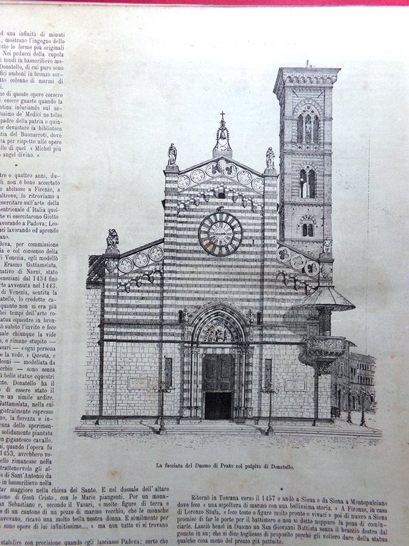 L'Illustrazione Italiana SPECIALE 1887 Firenze Santa Maria del Fiore Donatello | Immagine Gallery 6