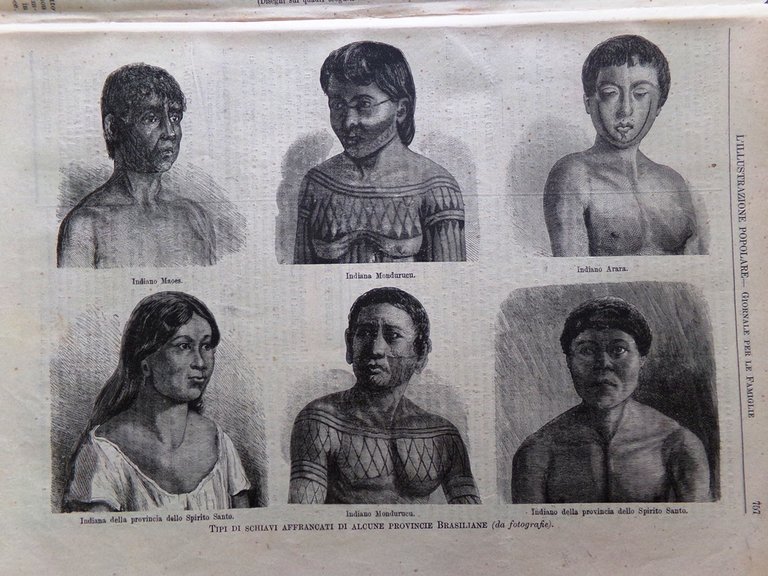 L'illustrazione Popolare 1 Dicembre 1889 Brasile Schiavi Jeannette Revere Milano