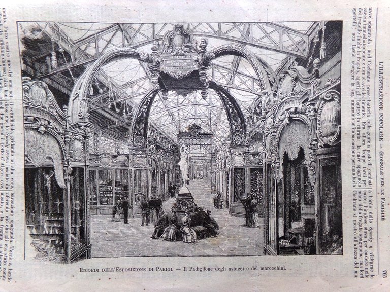 L'illustrazione Popolare 1 Dicembre 1889 Brasile Schiavi Jeannette Revere Milano