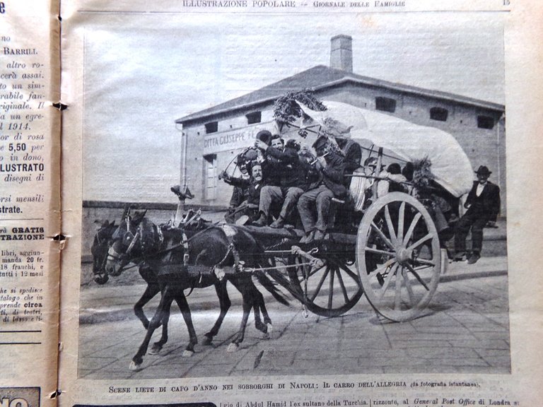 L'Illustrazione Popolare 1 Gennaio 1914 Prelati Goratti Galileo Principe Tripoli