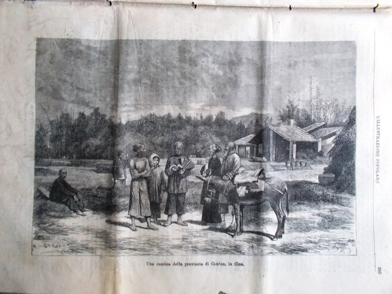 L'illustrazione Popolare 1 Maggio 1881 Yellowstone Tebe Amsterdam Canton in …