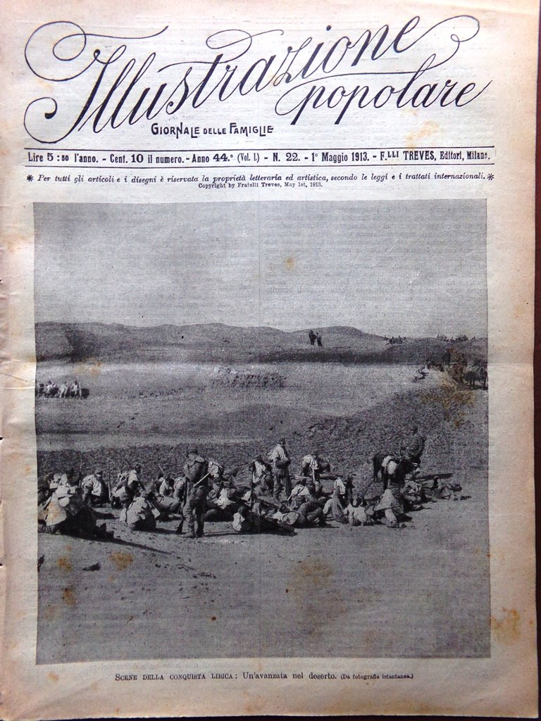 L'Illustrazione Popolare 1 Maggio 1913 Ozanam Gonzaga Rampolla Guardia Svizzera