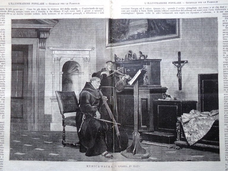 L'illustrazione Popolare 1 Marzo 1891 Ferdinando Acton Branca Ministri Luzzatti