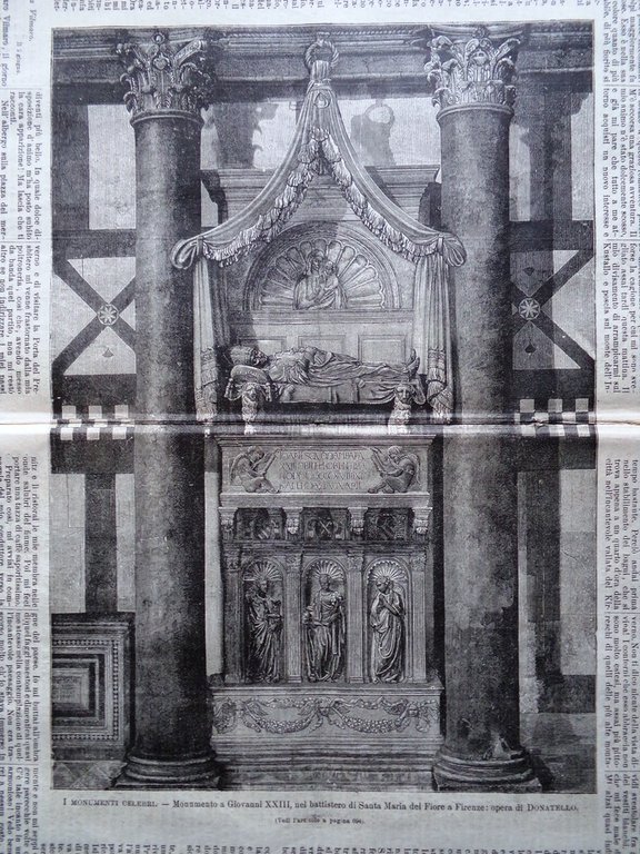 L'illustrazione Popolare 1 Novembre 1891 Carlo Wittemberg Commemorazione Morti