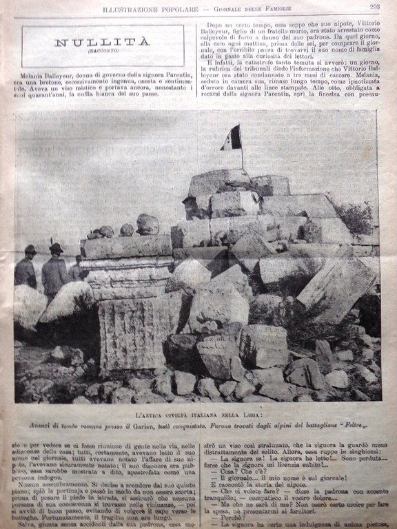 L'Illustrazione Popolare 10 Aprile 1913 Varo di Andrea Doria Livingstone …