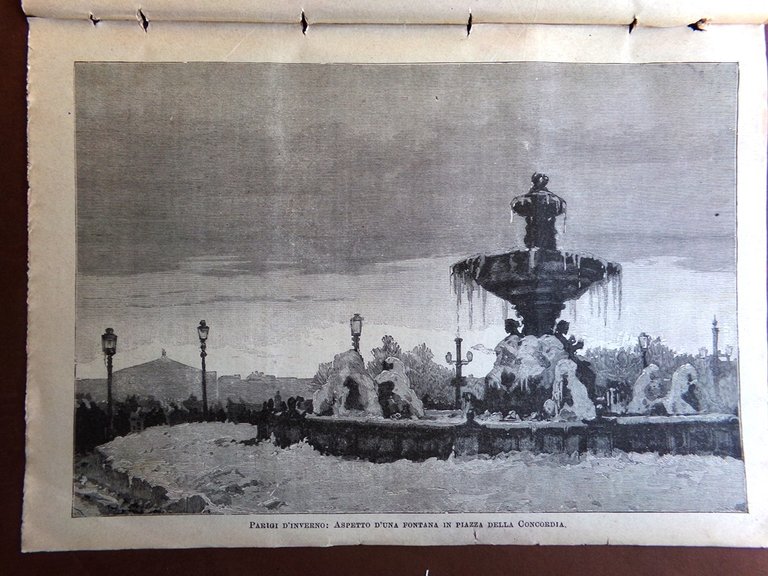 L'illustrazione Popolare 10 Gennaio 1886 Regina Spagna Parigi Coralli Mercedes