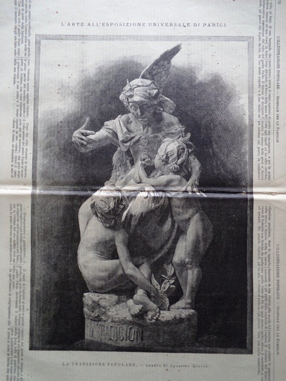 L'illustrazione Popolare 10 Novembre 1889 Augier Macchiaiole Isola Pasqua Grecia