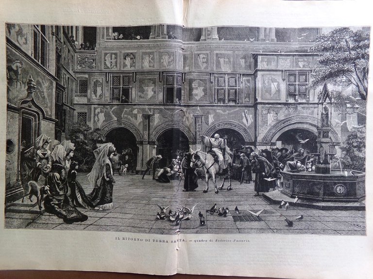 L'illustrazione Popolare 11 Aprile 1886 Vita Operaia Belgio Miniera Varo …