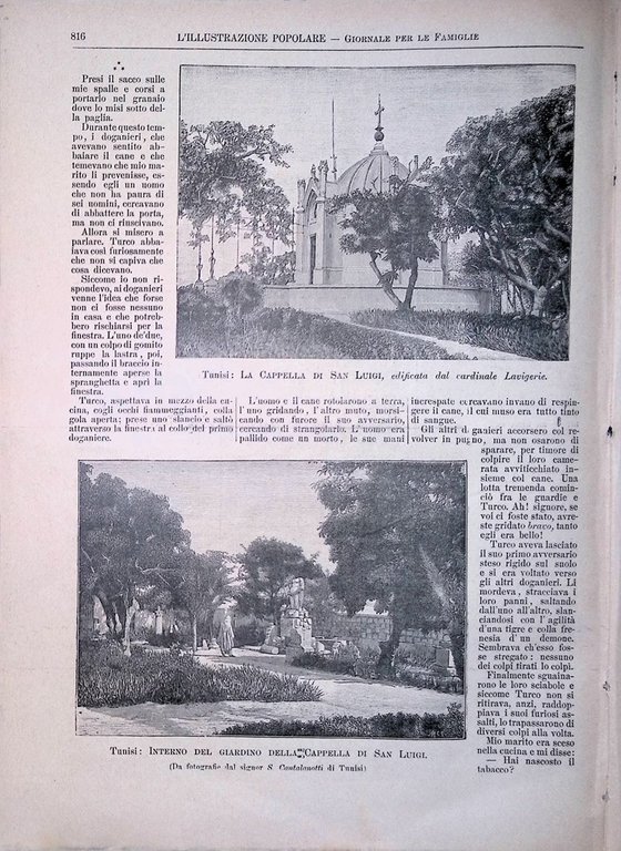 L'Illustrazione Popolare 11 Dicembre 1892 Dahomey Carnot Lavigerie Tunisi Luigi