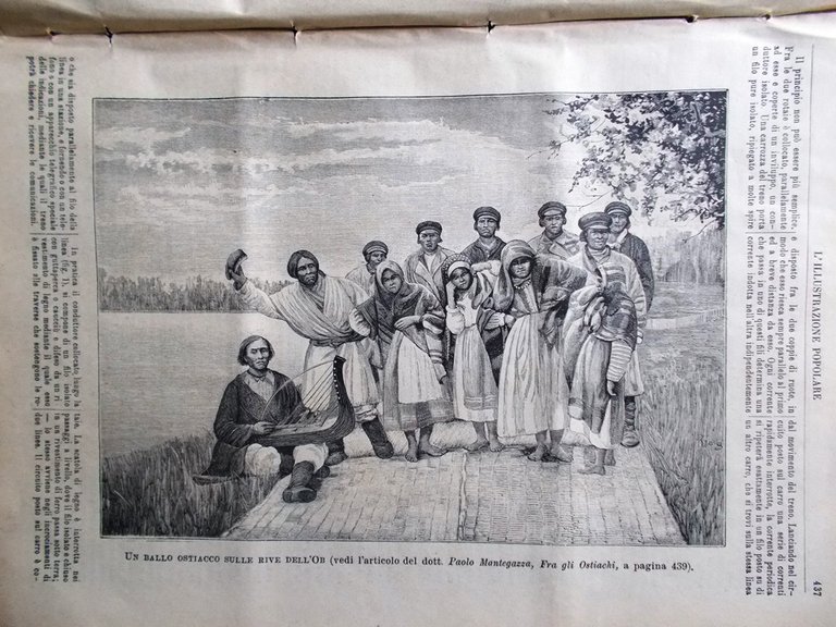 L'illustrazione Popolare 11 Luglio 1886 Italia Donati Ostiacchi Stuarda Rizzio