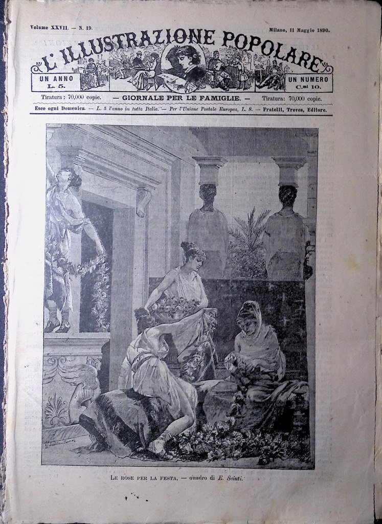 L'Illustrazione Popolare 11 Maggio 1890 Carnot Corse Bersaglio Tiro a …