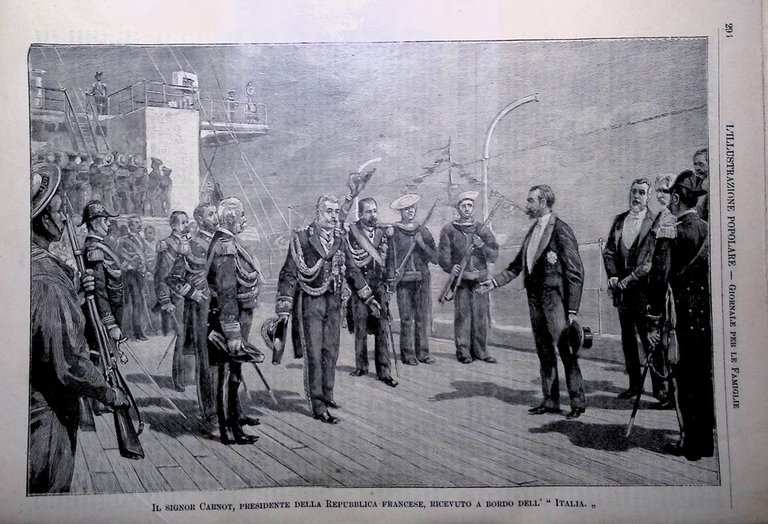 L'Illustrazione Popolare 11 Maggio 1890 Carnot Corse Bersaglio Tiro a …