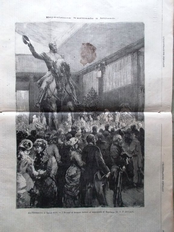 L'illustrazione Popolare 12 Giugno 1881 Sorgenti Mammuth Quebec Segon Barrili