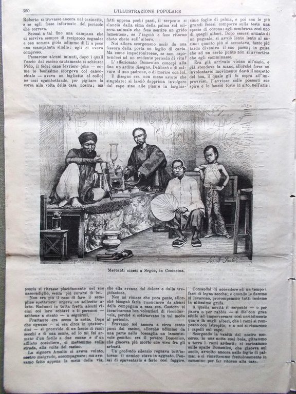 L'illustrazione Popolare 12 Giugno 1881 Sorgenti Mammuth Quebec Segon Barrili