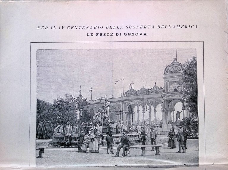 L'Illustrazione Popolare 12 Giugno 1892 Feste di Genova Colombo Klapka …