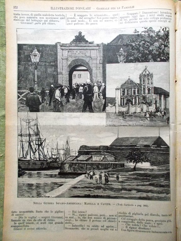 L'illustrazione Popolare 12 Giugno 1898 Cornuda Bellamy Manila Isabella Valois | Immagine Gallery 4