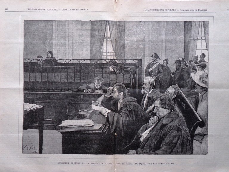 L'illustrazione Popolare 12 Luglio 1891 Basile Matilde Serao Giocattoli Palermo